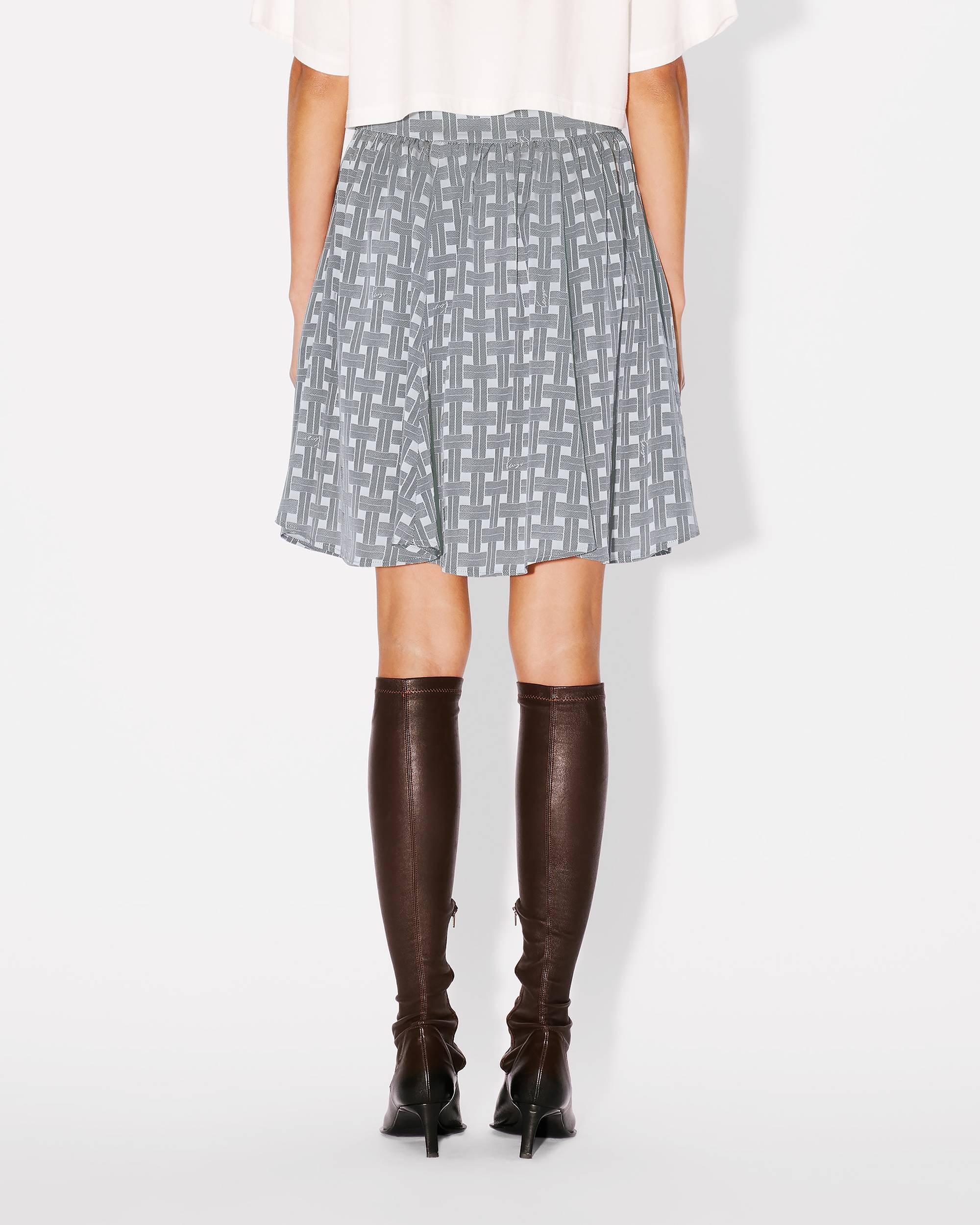Jacquard short skirt - 5