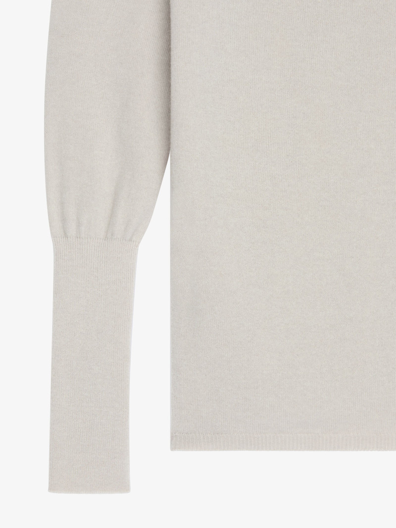 ASYMMETRIC DRAPED SWEATER IN WOOL AND CASHMERE 5