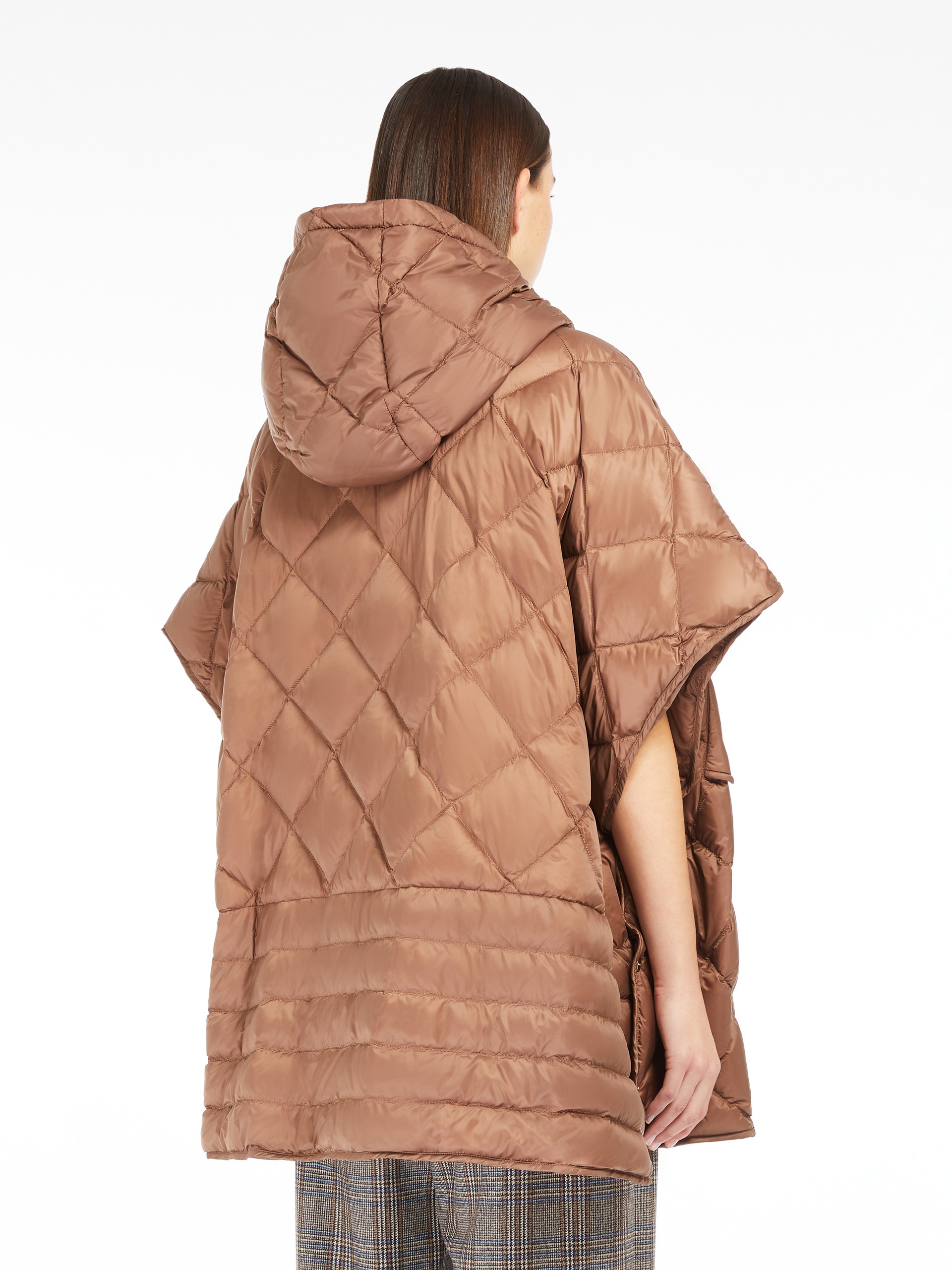 TREMAN Cape with hood in water-repellent canvas - 4