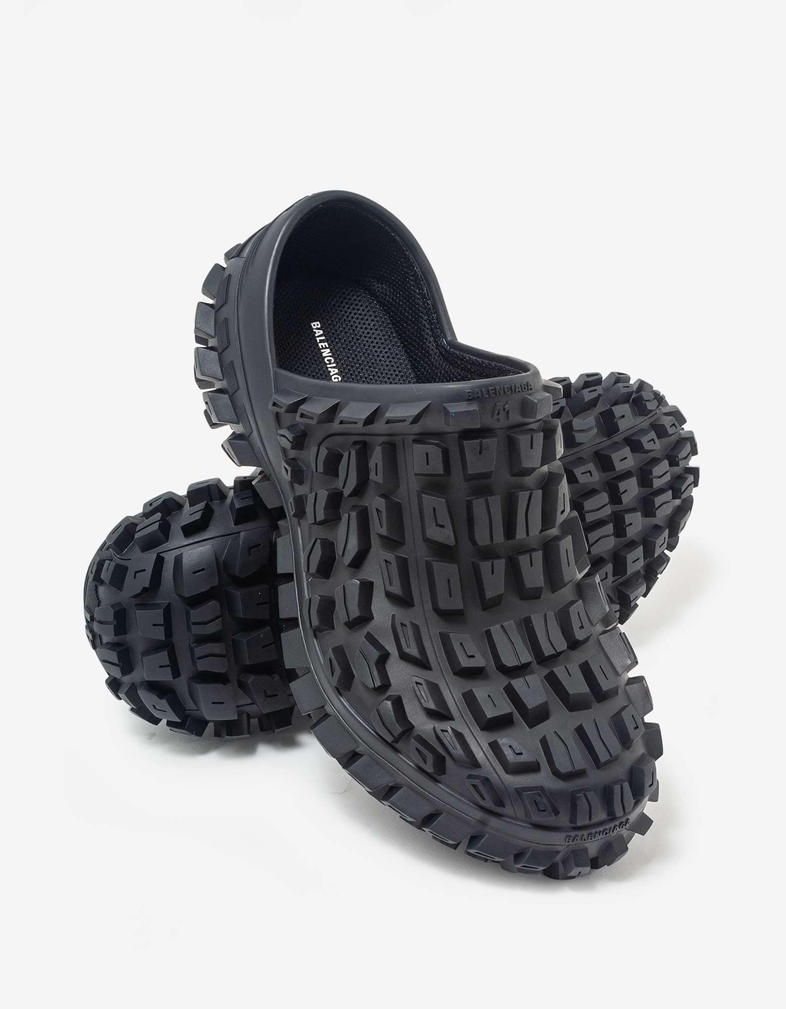 BALENCIAGA Black Bouncer Clogs | zoofashions | REVERSIBLE BALENCIAGA Black Bouncer Clogs | zoofashions | REVERSIBLE