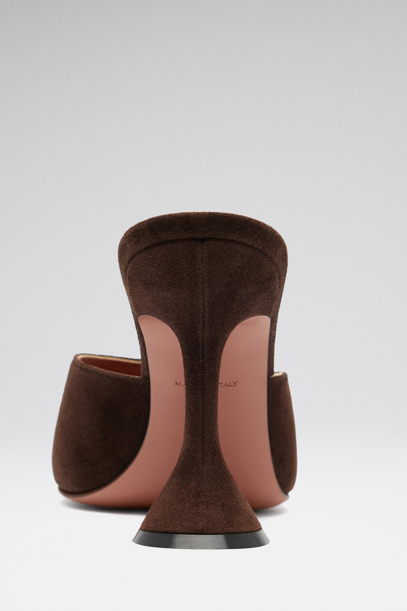 LUPITA SLIPPER DARK BROWN SUEDE 3