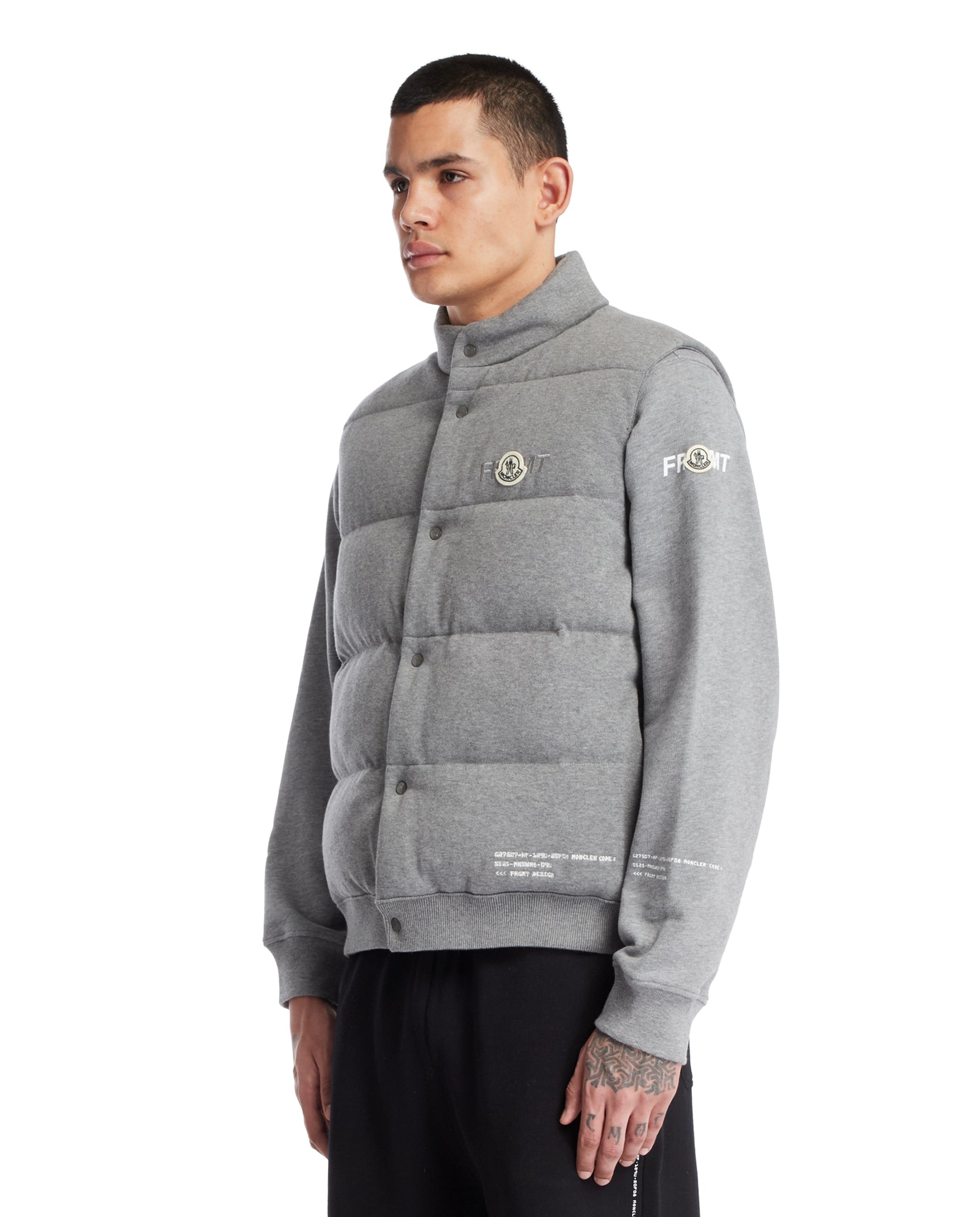 Moncler Genius x FRGMT Gray Padded Gilet - 4