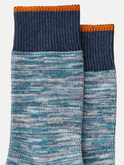Nudie Jeans Rasmusson Multi Yarn Socks Blue outlook