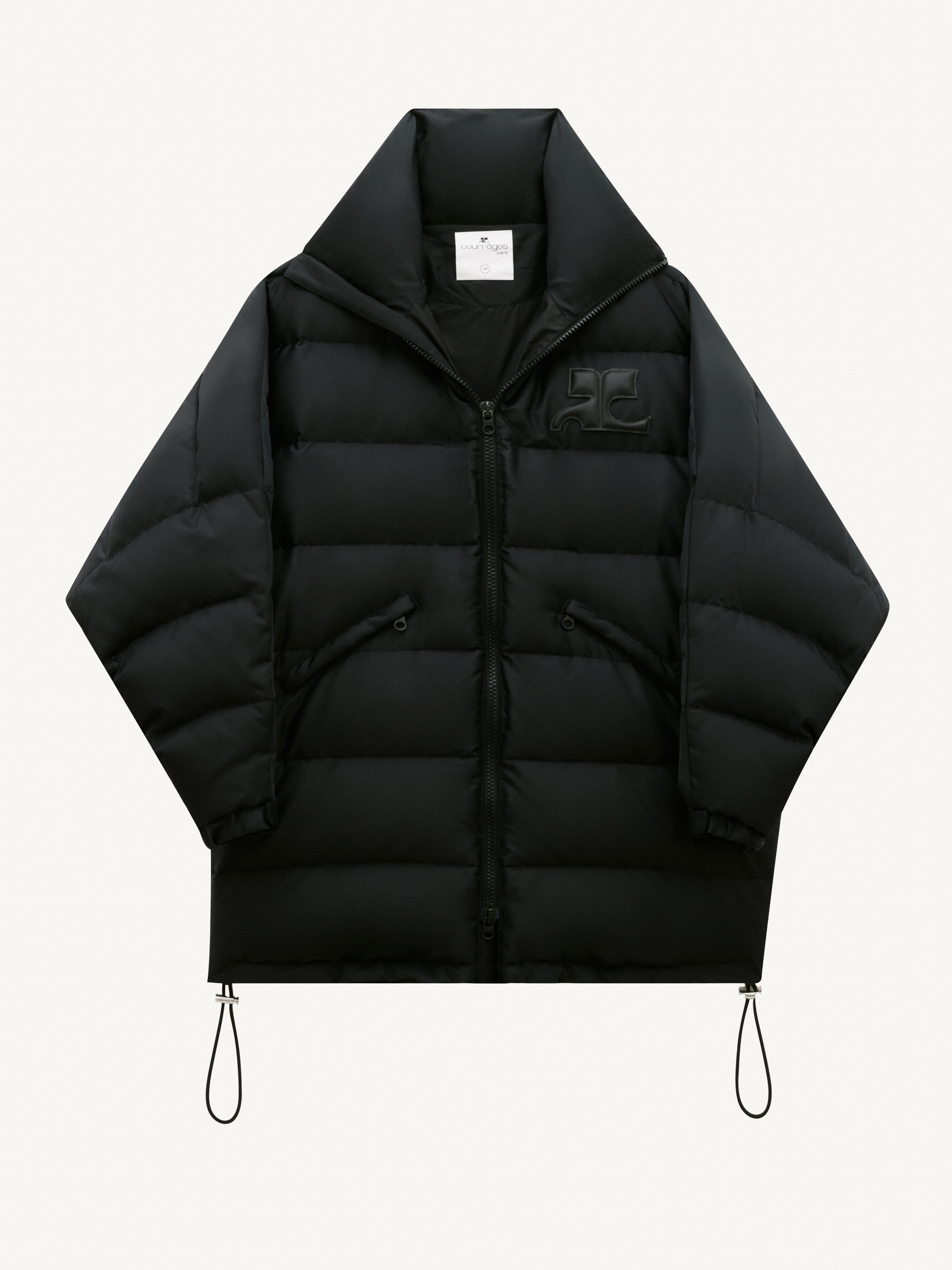 SHORT PRISM NYLON PUFFER - 1