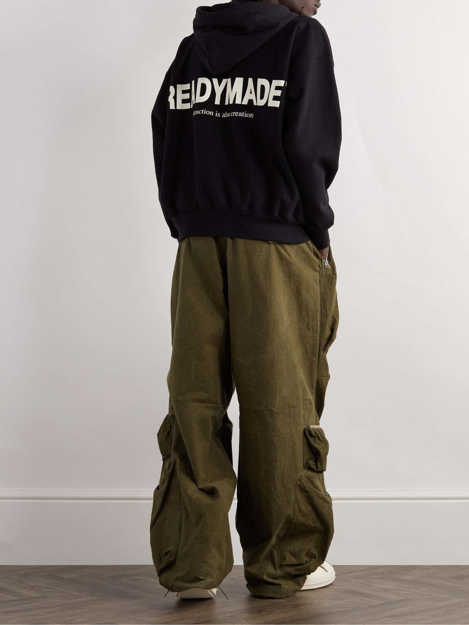 Logo-Print Embroidered Cotton-Blend Jersey Hoodie - 2