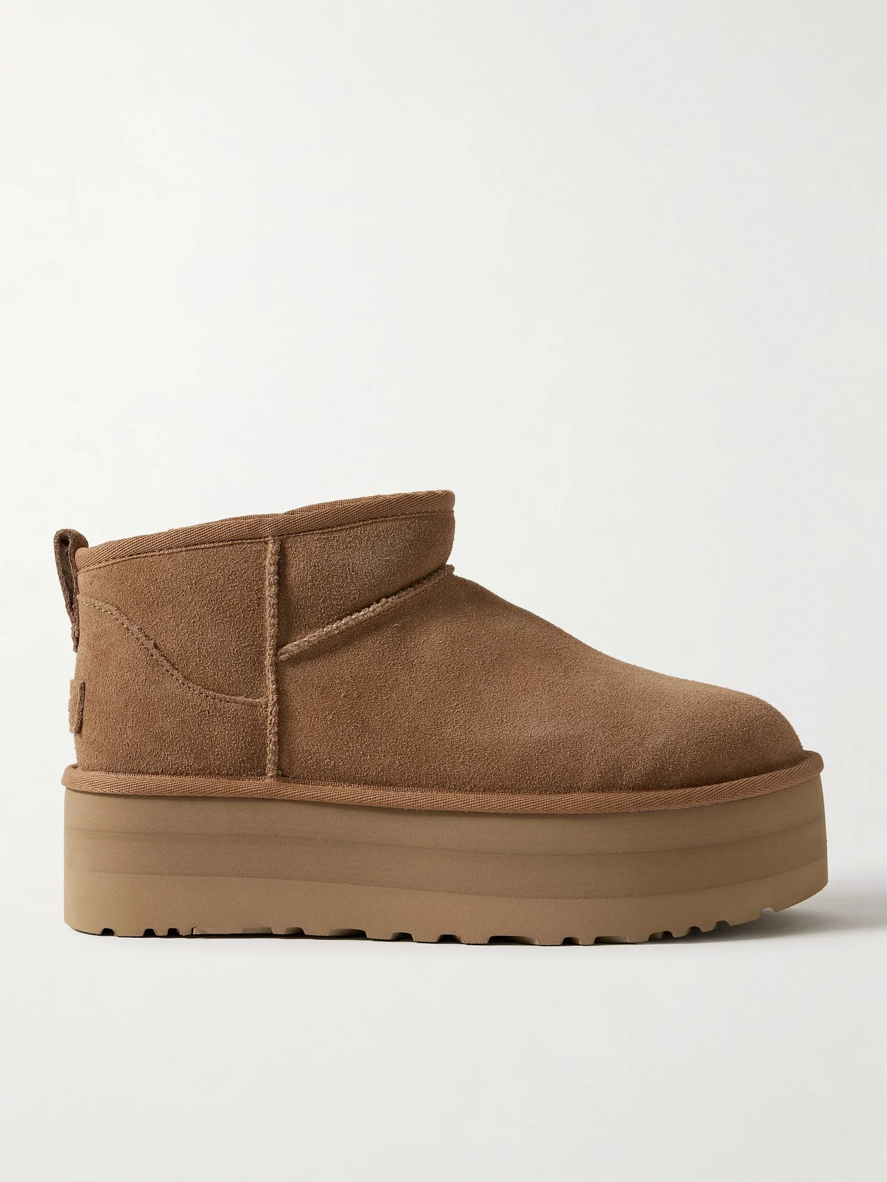 Classic Ultra Mini Platform Shearling Boots - 1