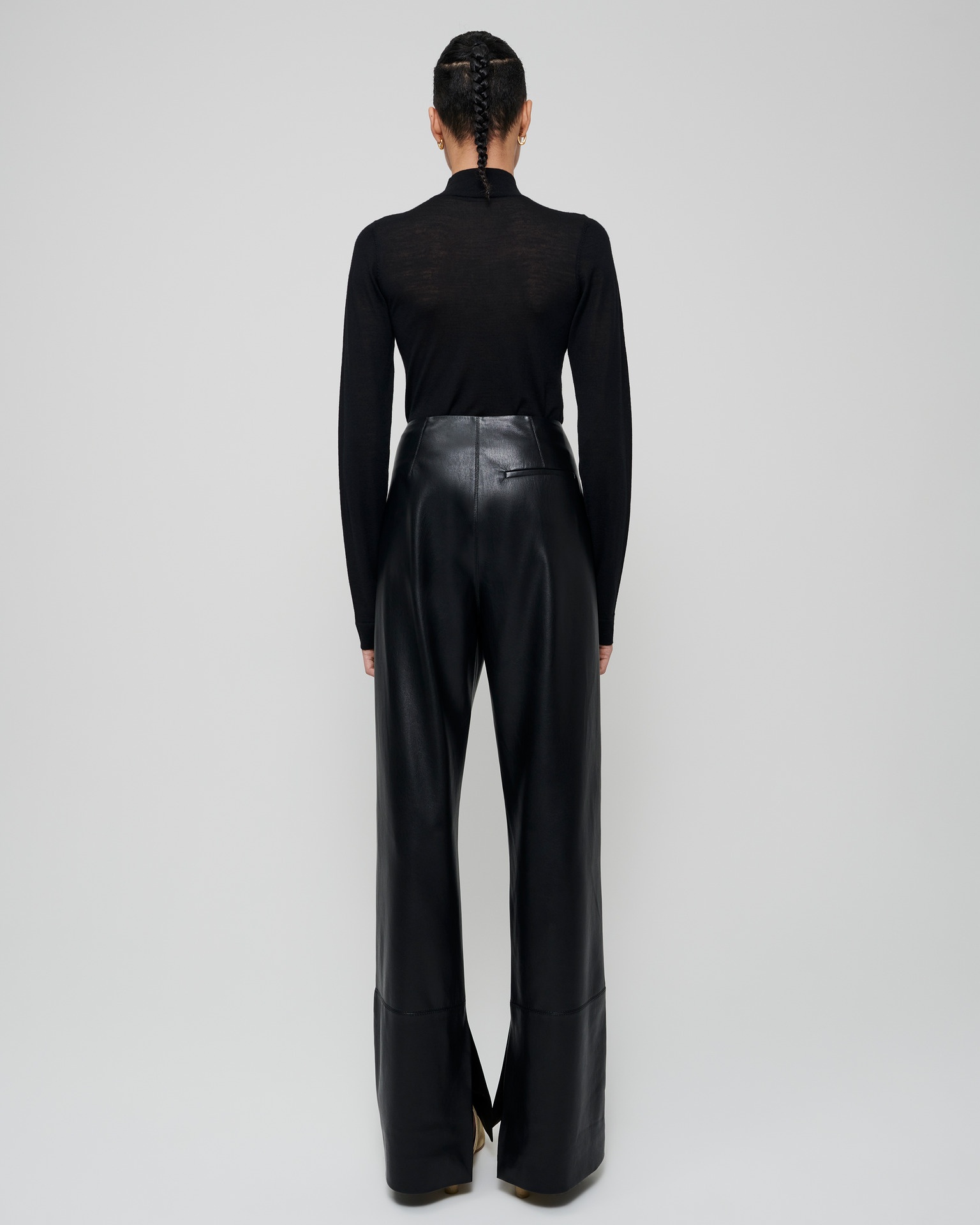 HARRI - Merino wool top - Black - 4