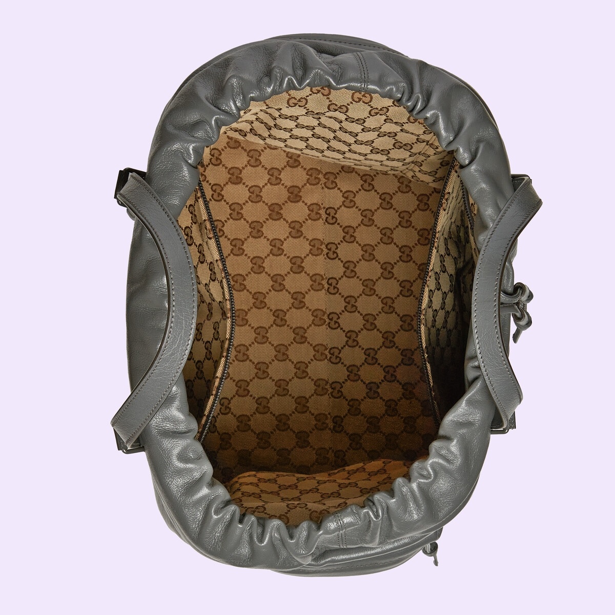 Drawstring tote bag with tonal Double G - 8