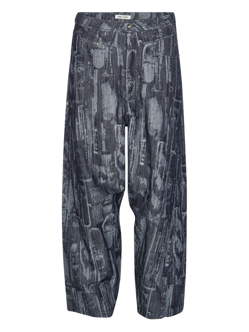 printed jeans 1