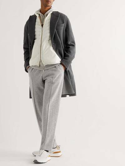 Brunello Cucinelli Double-Breasted Virgin Wool-Twill Coat outlook