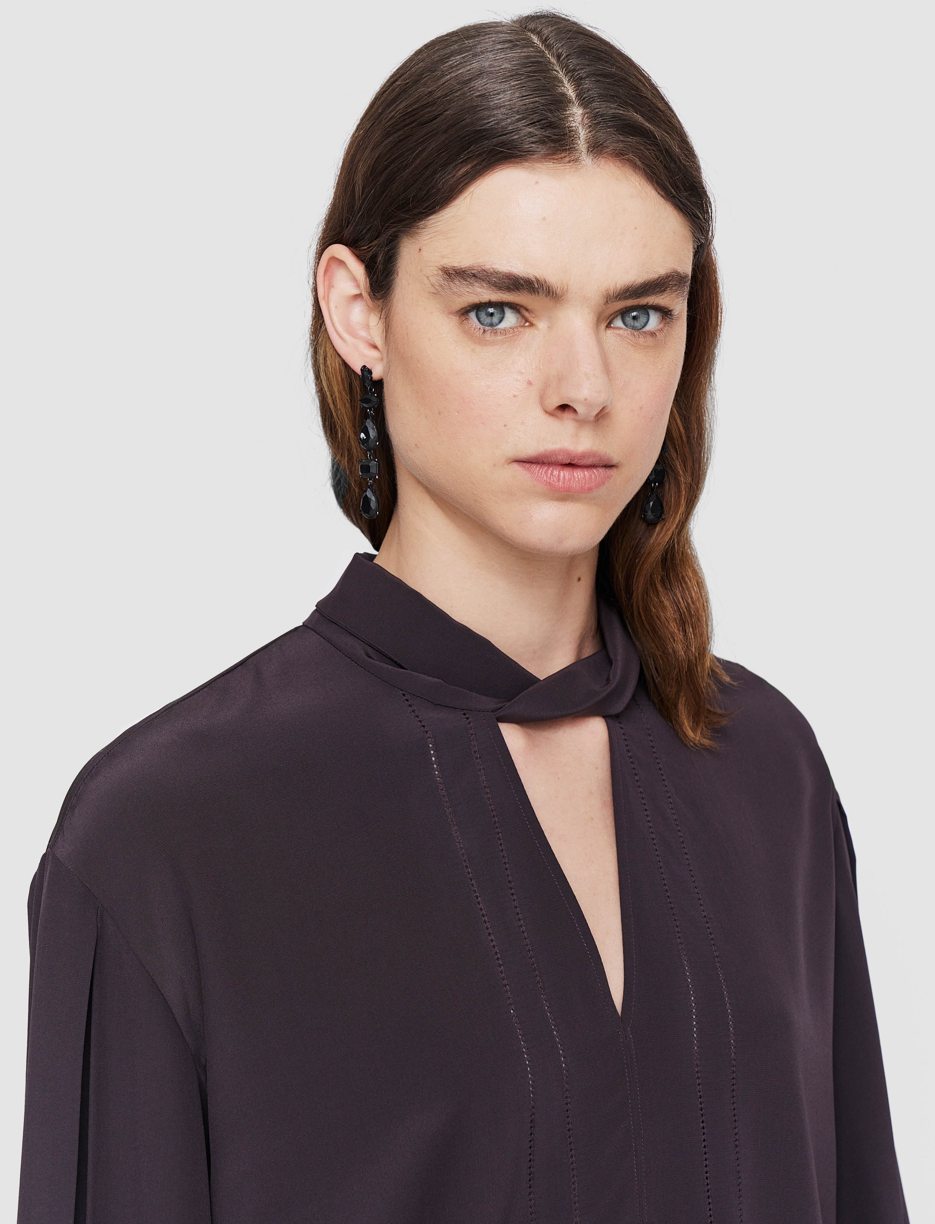 Rivoli Silk Crepe de Chine Blouse - 7