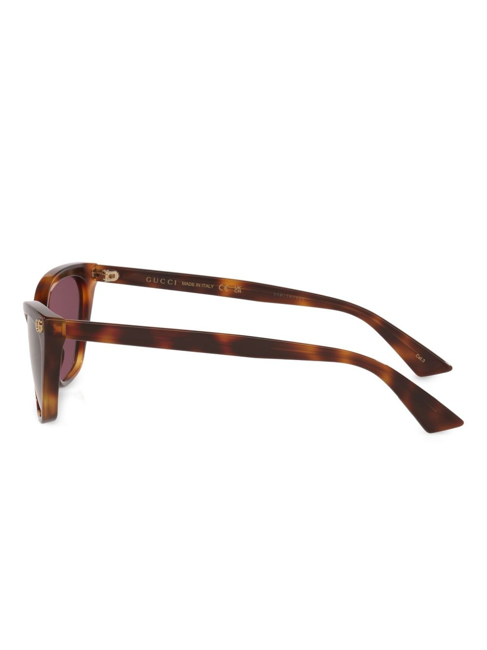 logo-detail cat-eye sunglasses - 4