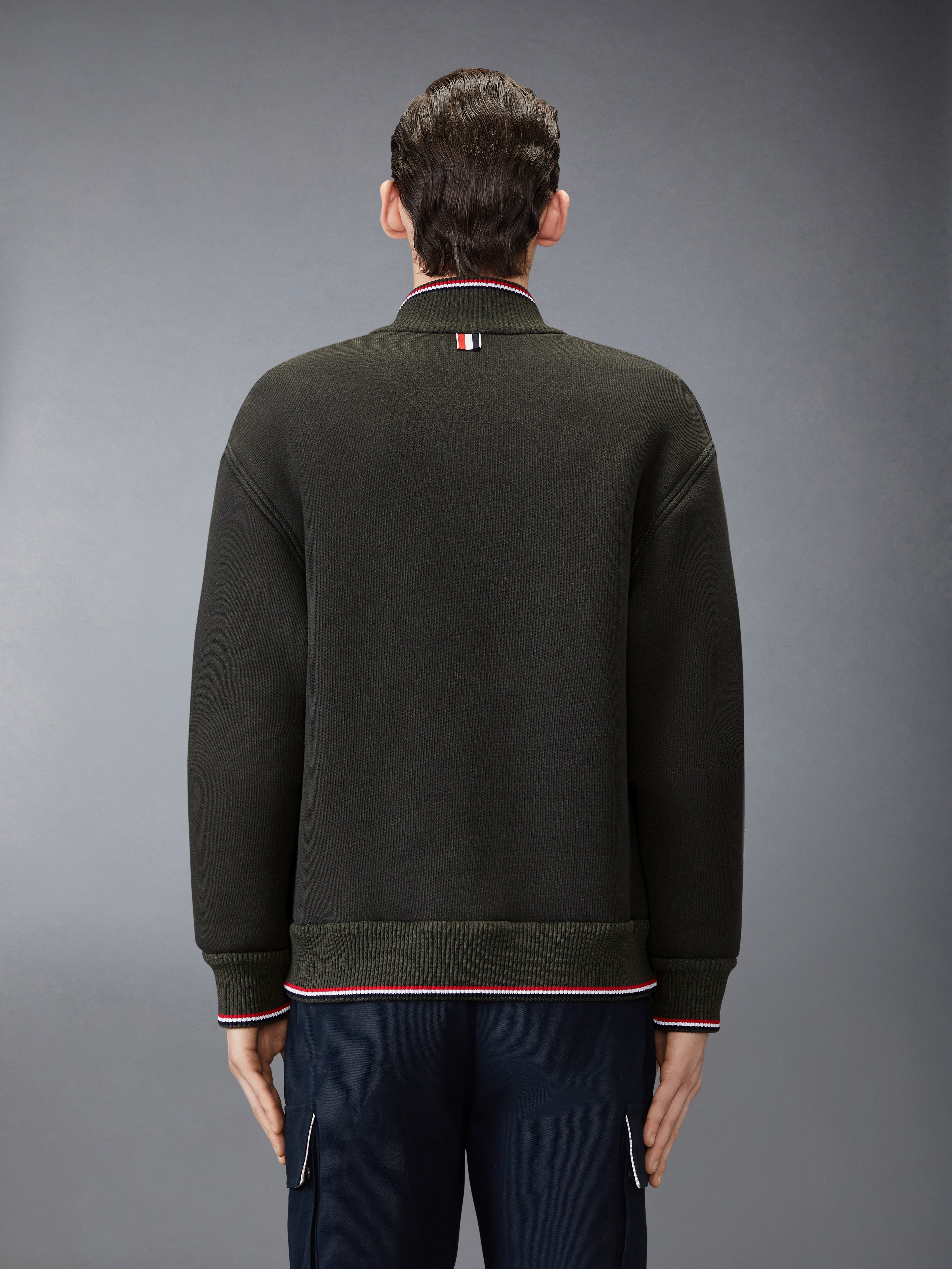 LOOPBACK OVERSIZED RWB STRIPE JACKET - 3