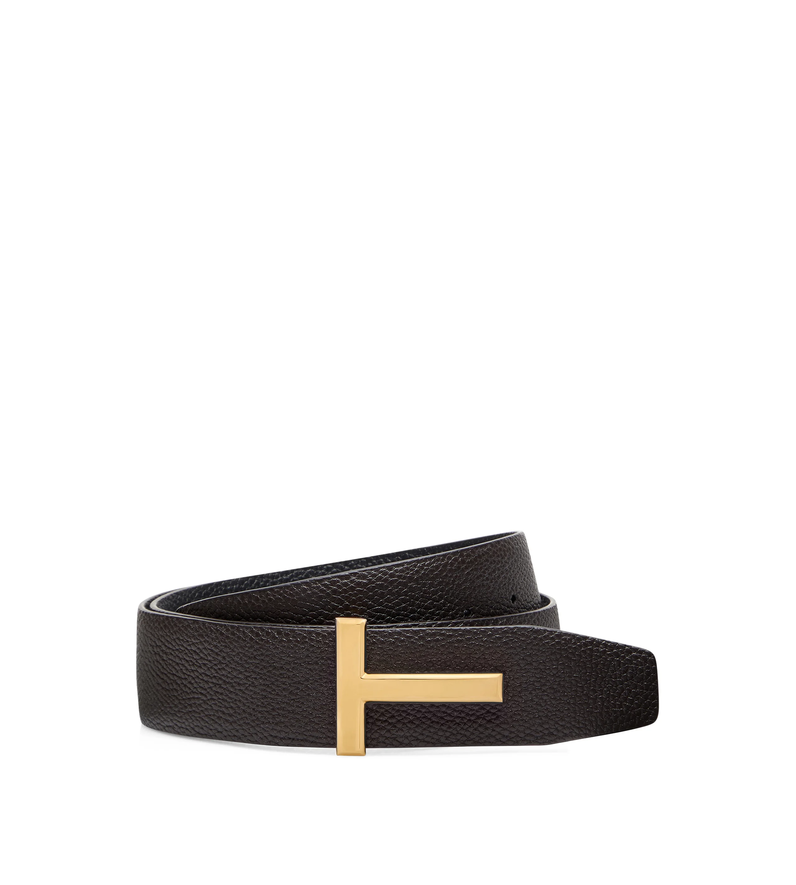 GRAIN LEATHER T ICON BELT - 1