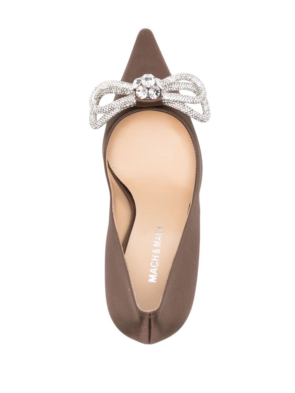 85mm crystal-embellished pumps - 4