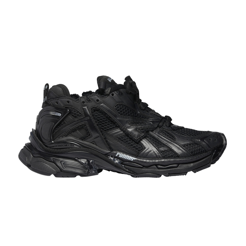Balenciaga Wmns Runner Sneaker 'Worn-Out - Black' - 1