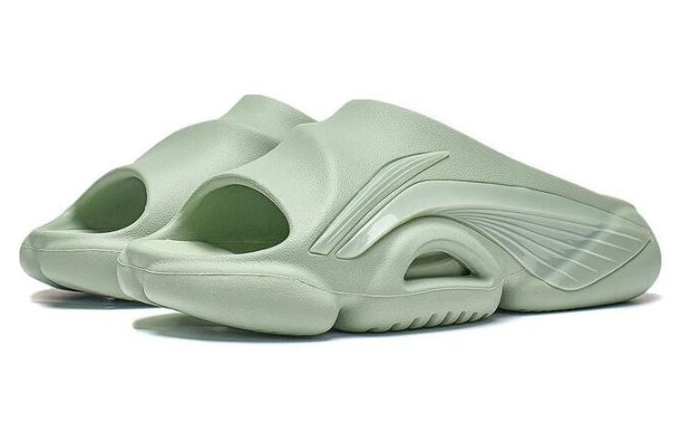 (WMNS) Li-Ning 1 Badfive Slides 'Light Green' ABTT006-3 - 4