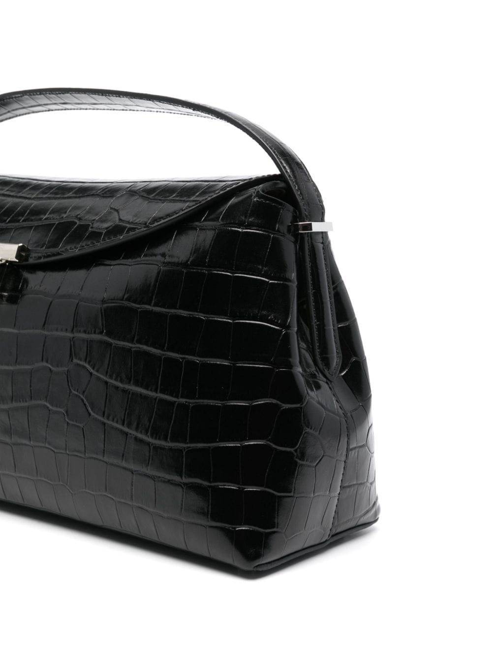 T-lock leather tote bag - 4