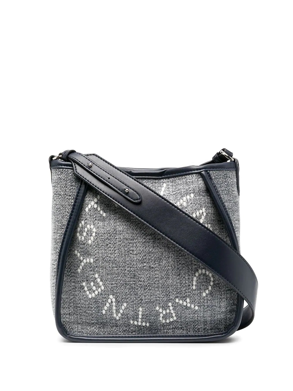 Stella Logo woven shoulder bag - 1