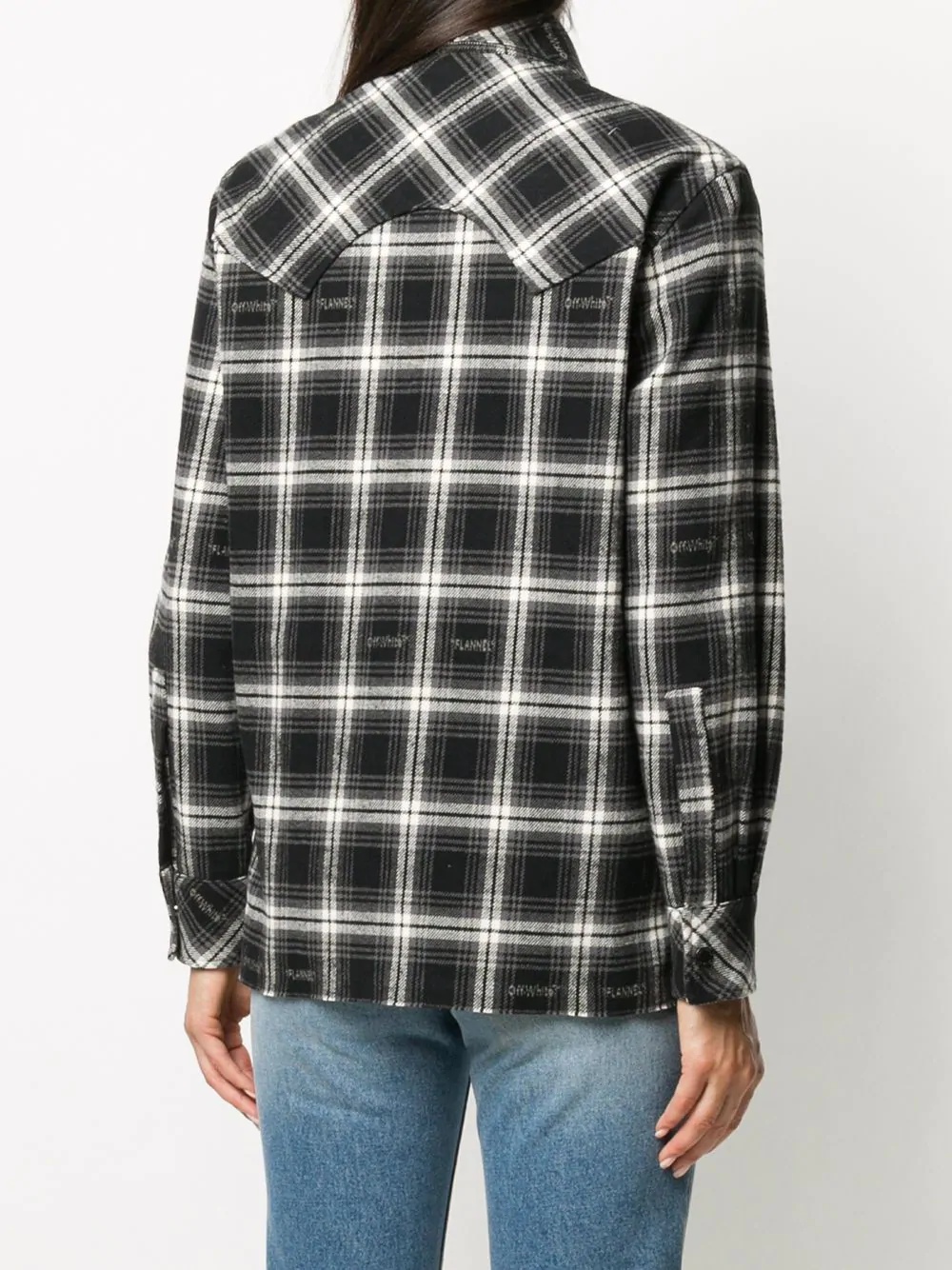 checked boxy shirt - 4