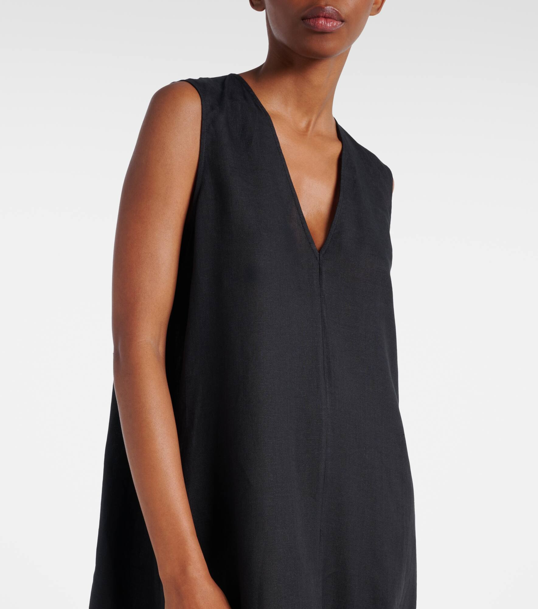 Nisha linen midi dress - 4
