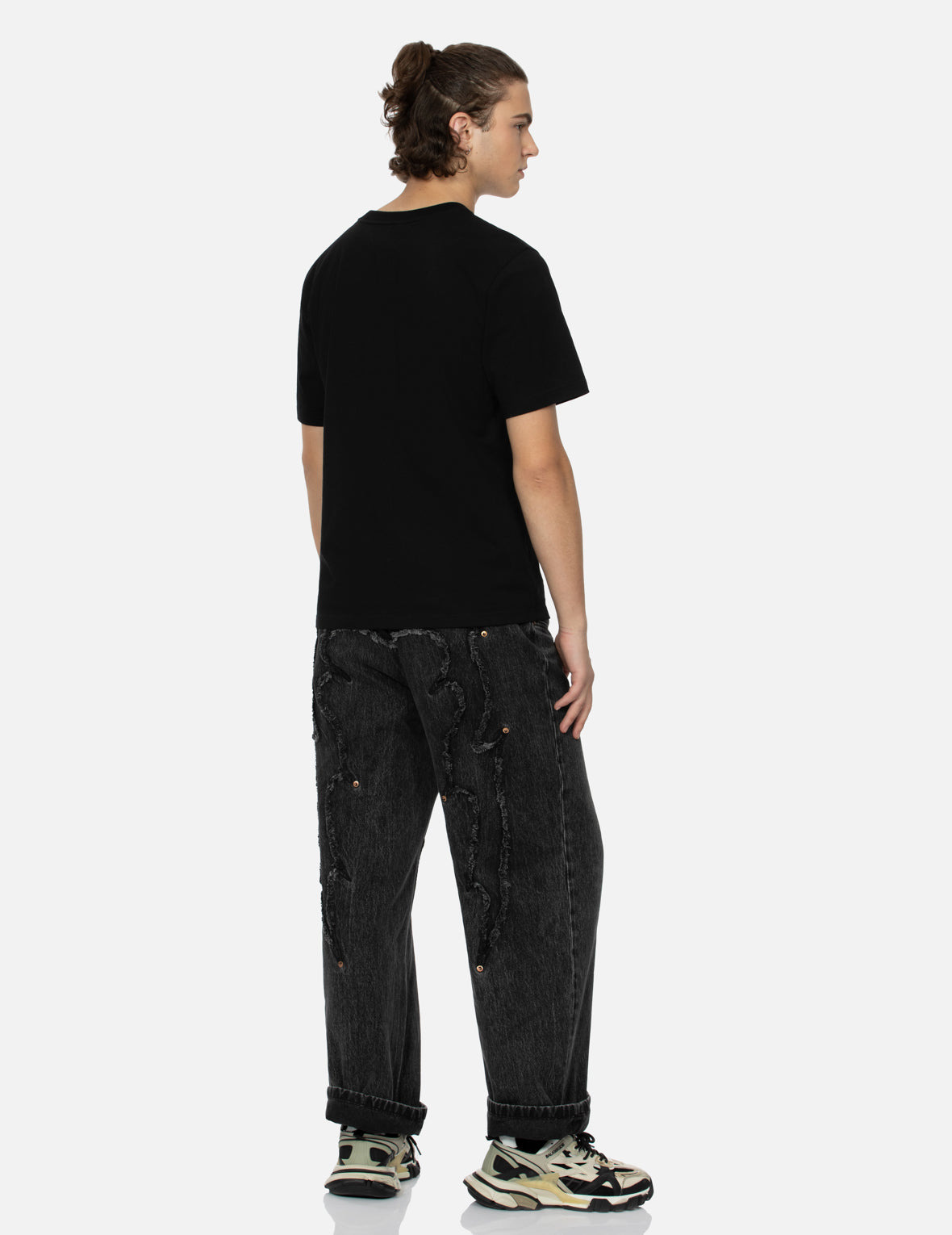 TANUKI AND DARUMA PRINT REGULAR FIT T-SHIRT - 4