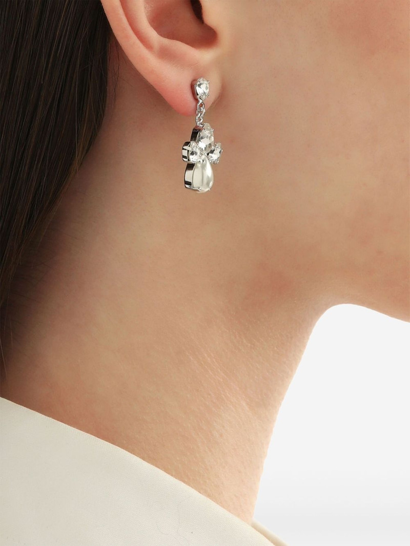 Simone Rocha cross pendant earrings outlook