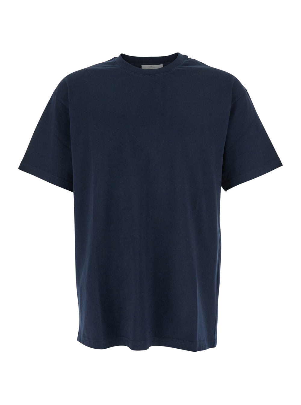 Givenchy Men Blue T-Shirt With Logo On The Front In Cotton Man - 1