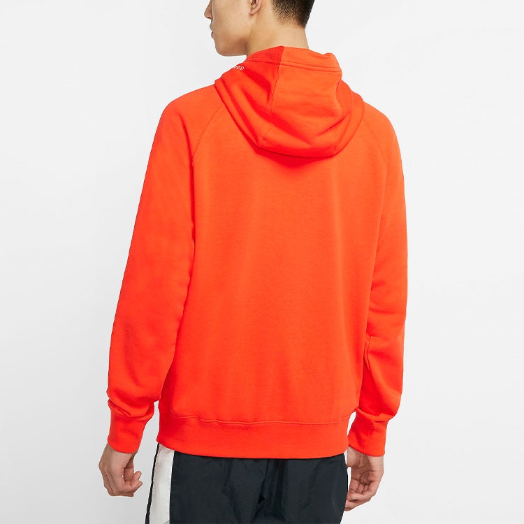 Nike Sportswear Swoosh Large Printing Pullover Orange Red Orangered CJ4864-891 - 5