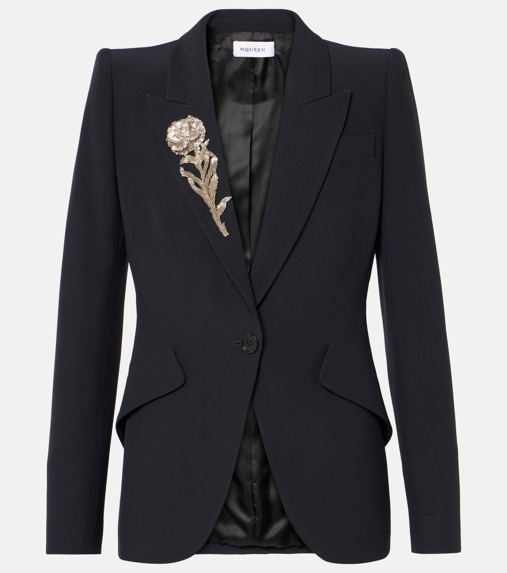 Embroidered blazer - 1