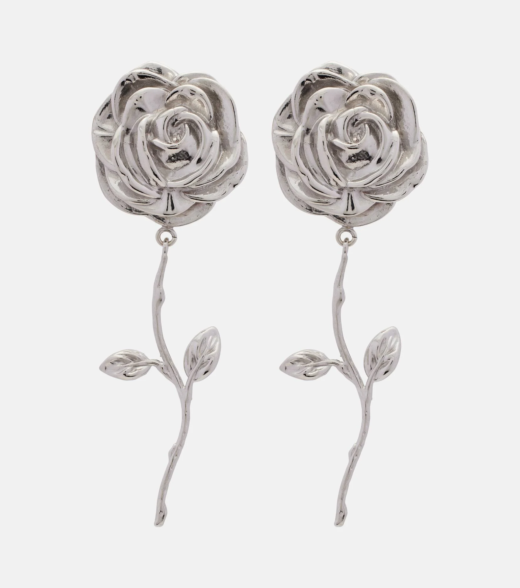 Floral drop earrings - 1