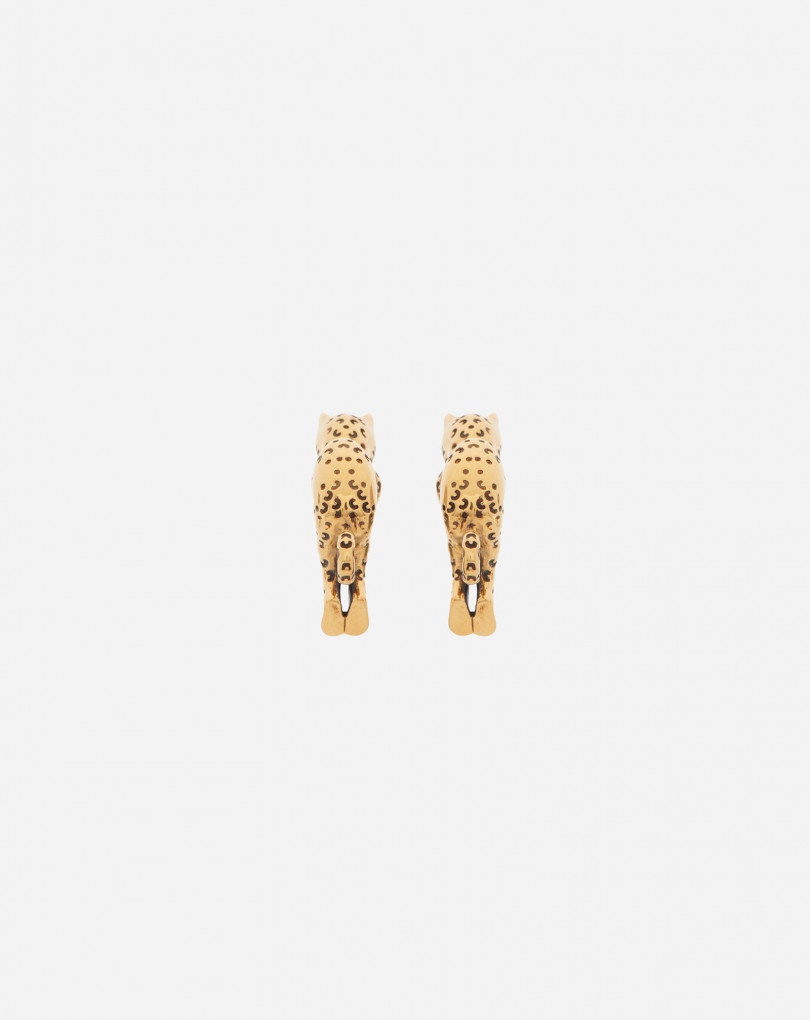 BRASS CAT EARRINGS - 3