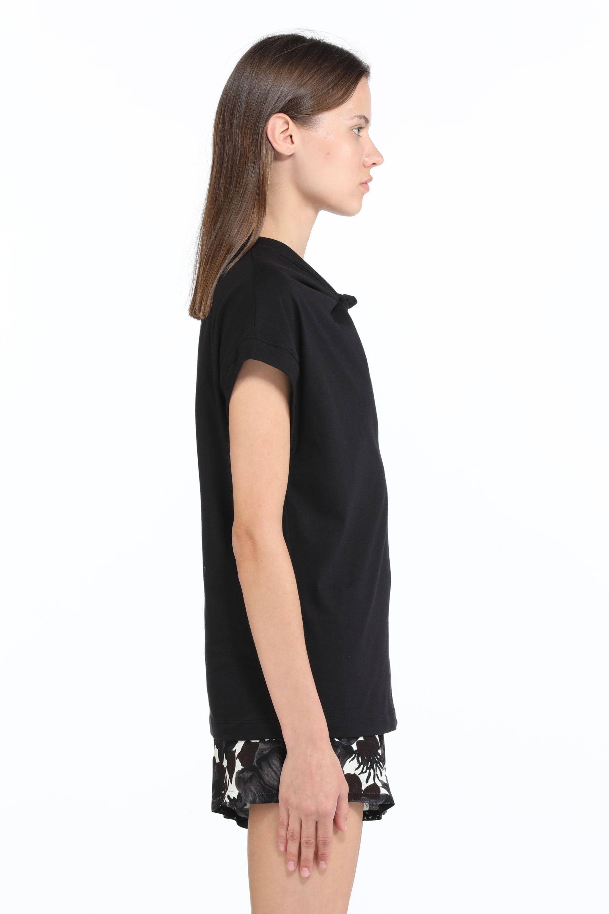 KNOTTED COTTON T-SHIRT - 3