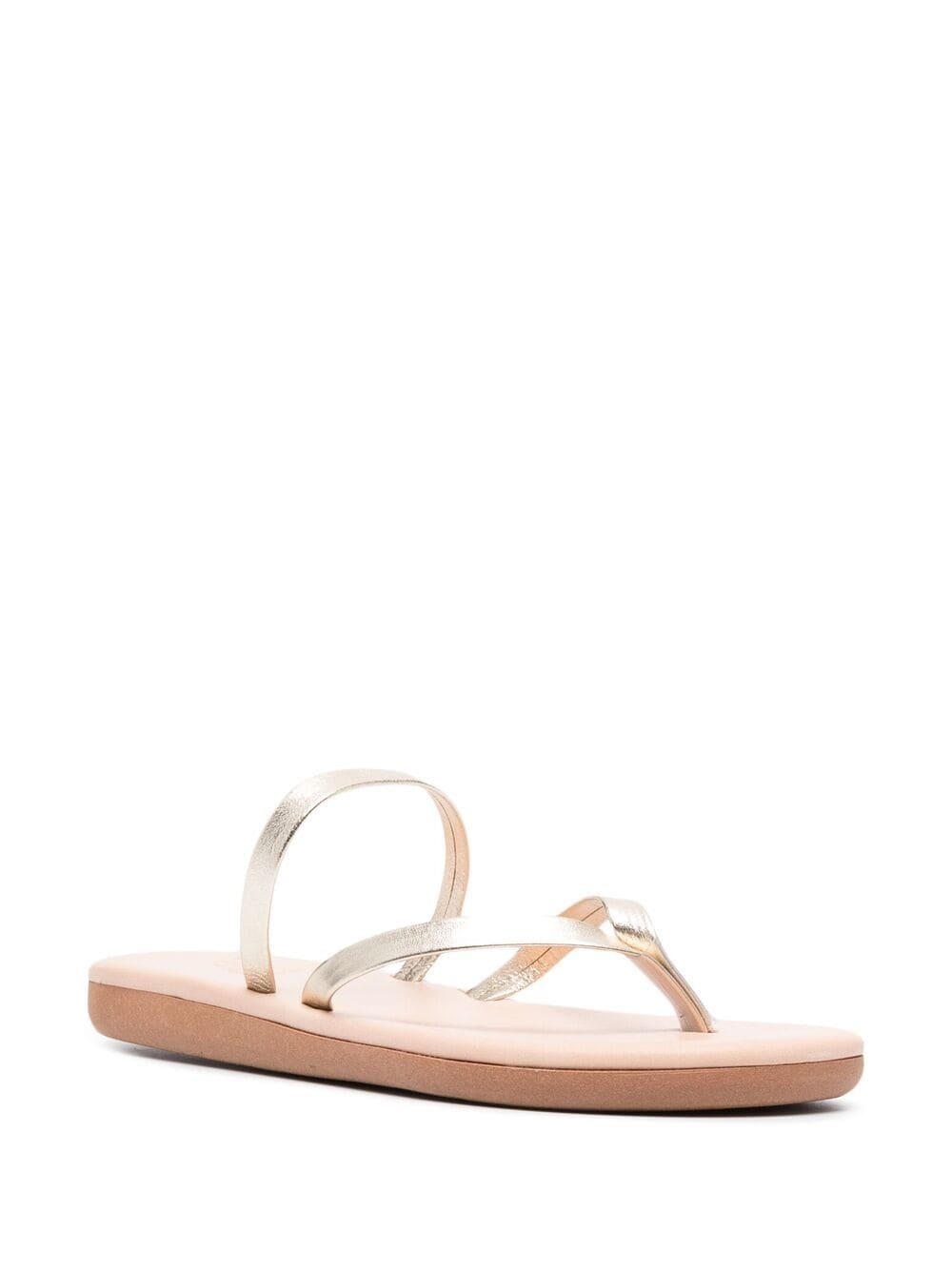 Vachetta leather flip flops - 2