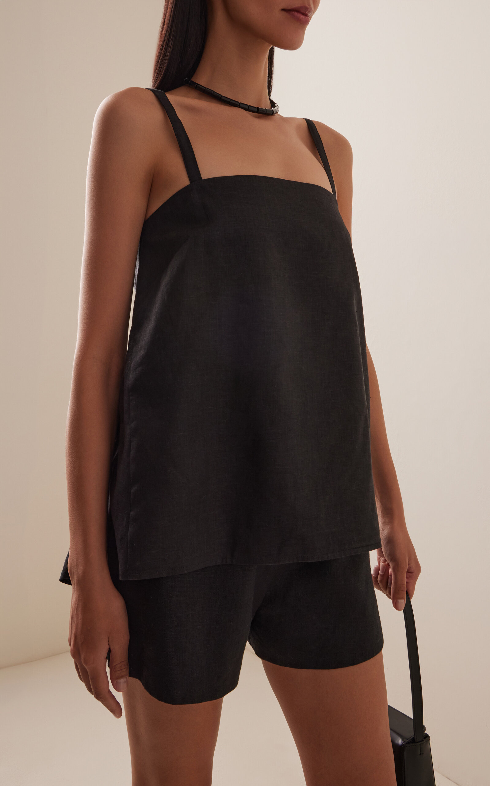 Ginny Linen Top black - 2