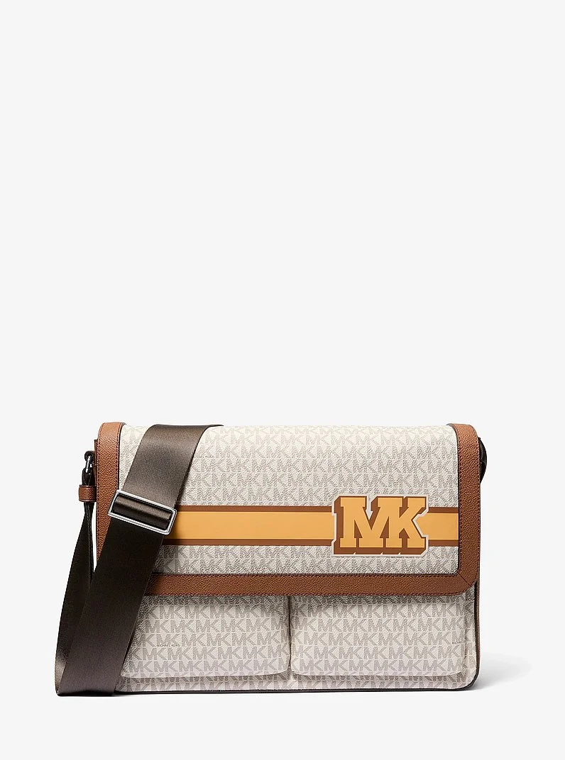 Pacey Embellished Signature Logo Messenger Bag - 1