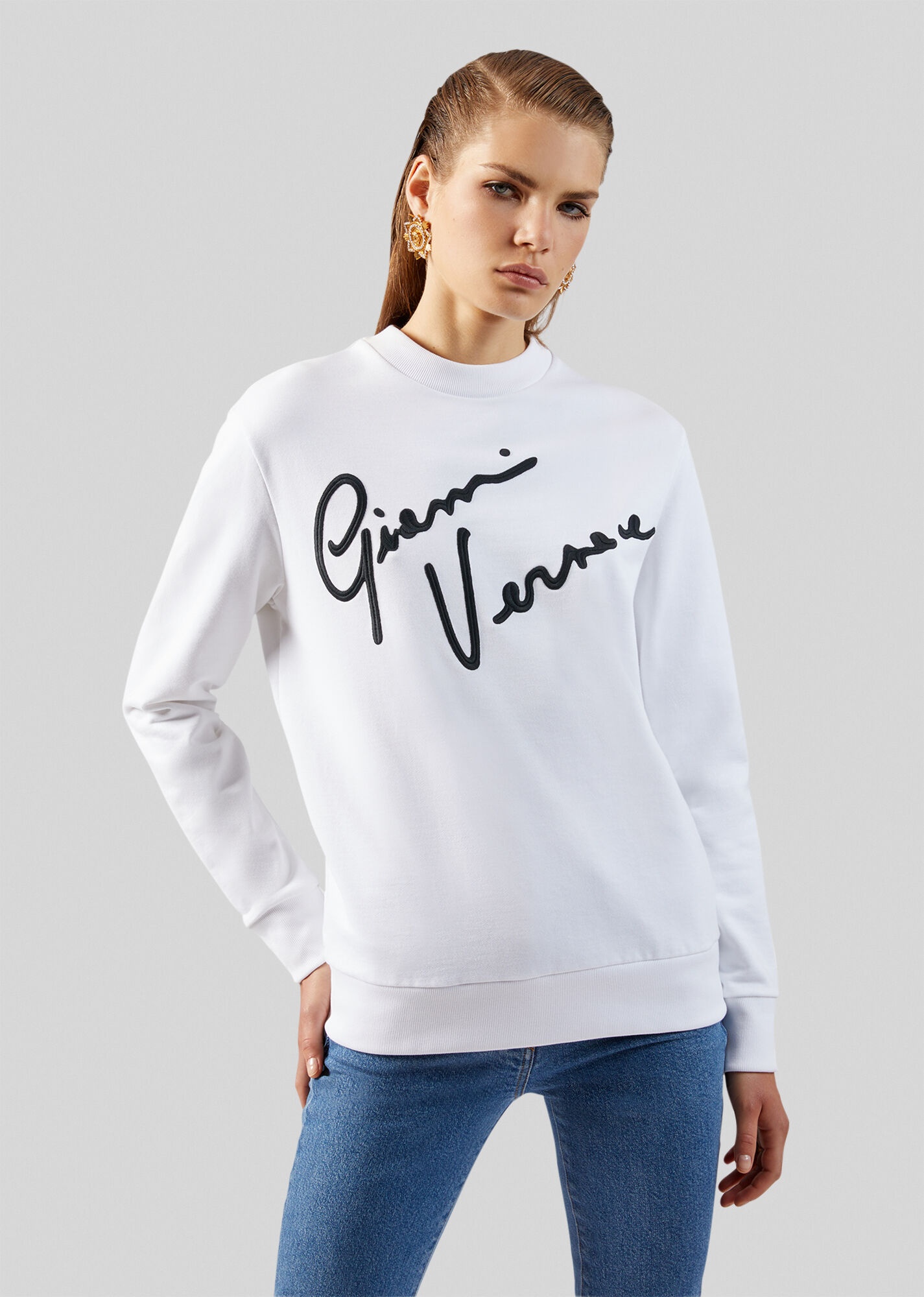 Embroidered GV Signature Sweatshirt - 2