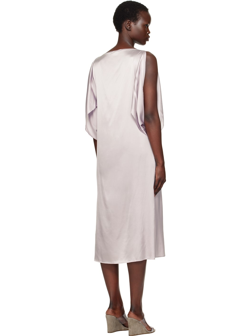 Purple City Long Sleeve Midi Dress - 3
