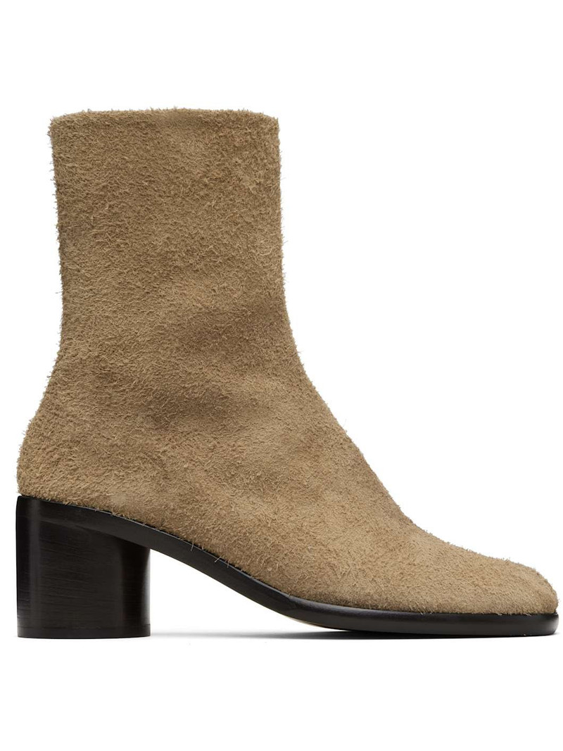 Brown Tabi Ankle Boots 1