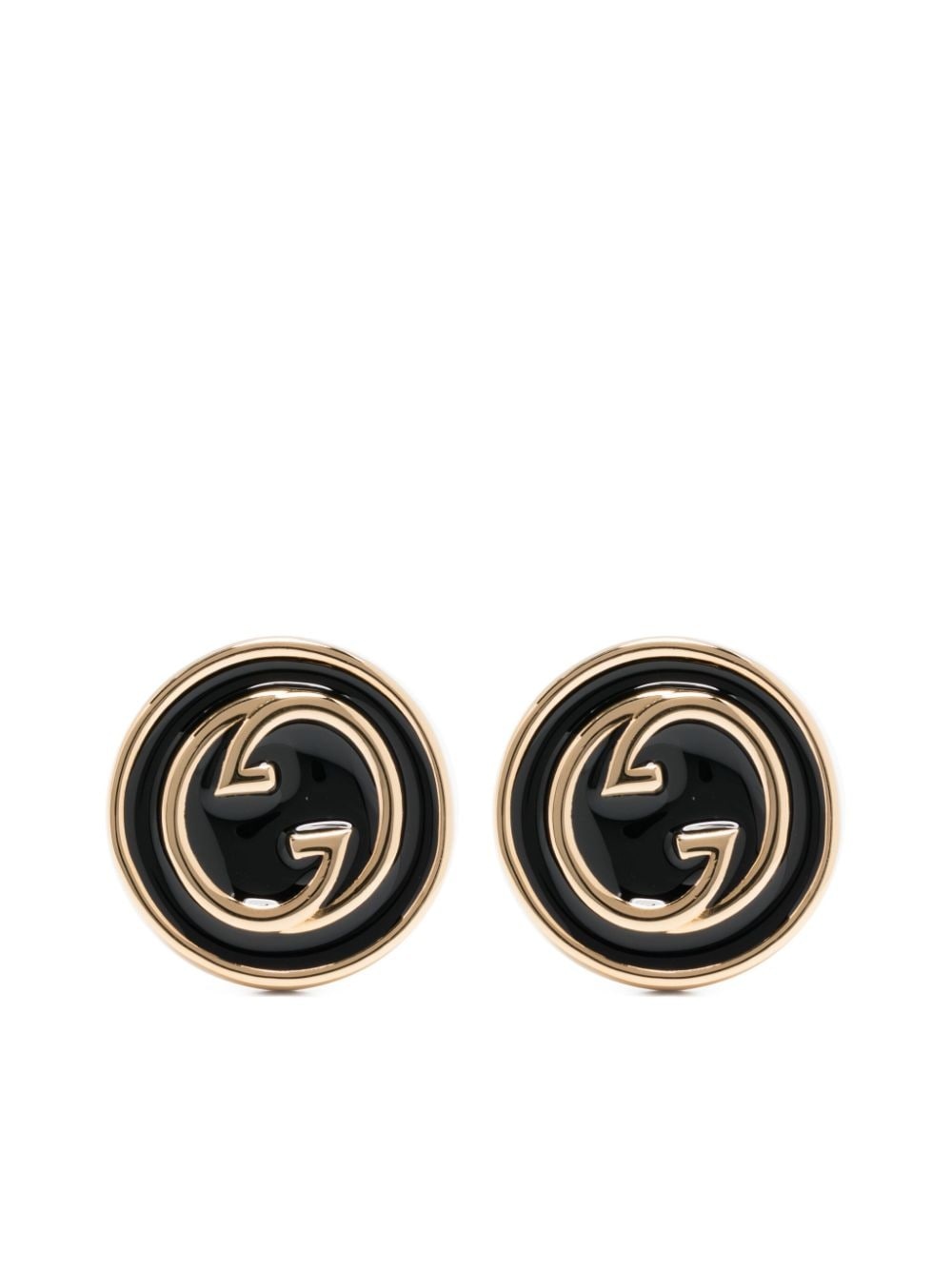 Blondie enamel stud earrings - 1