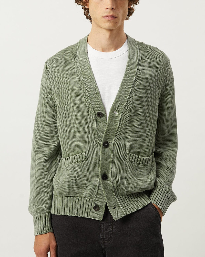 Corridor ACID WASH CARDIGAN - SEAFOAM outlook
