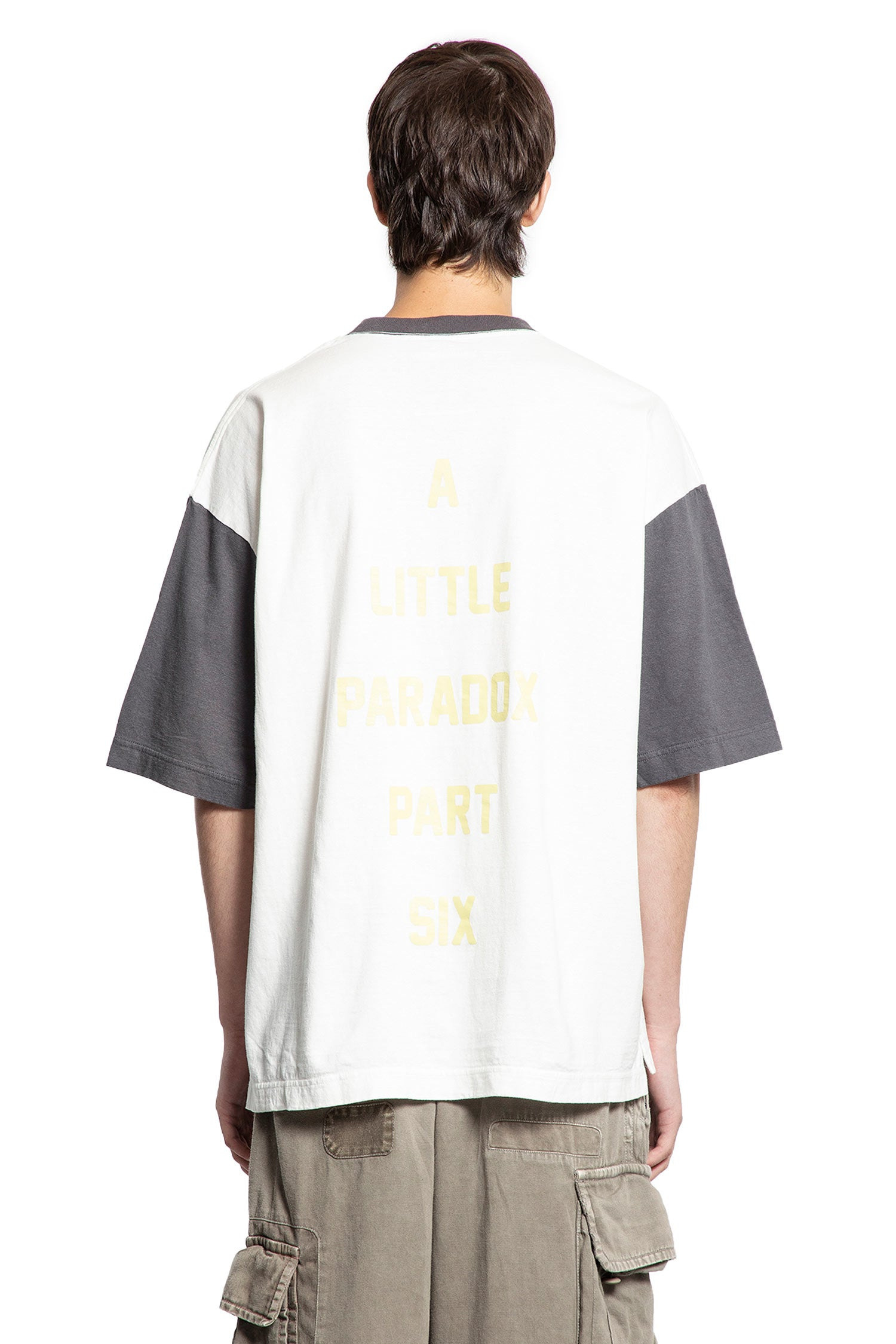 Smiley Face Printed Ringer Tee - 3