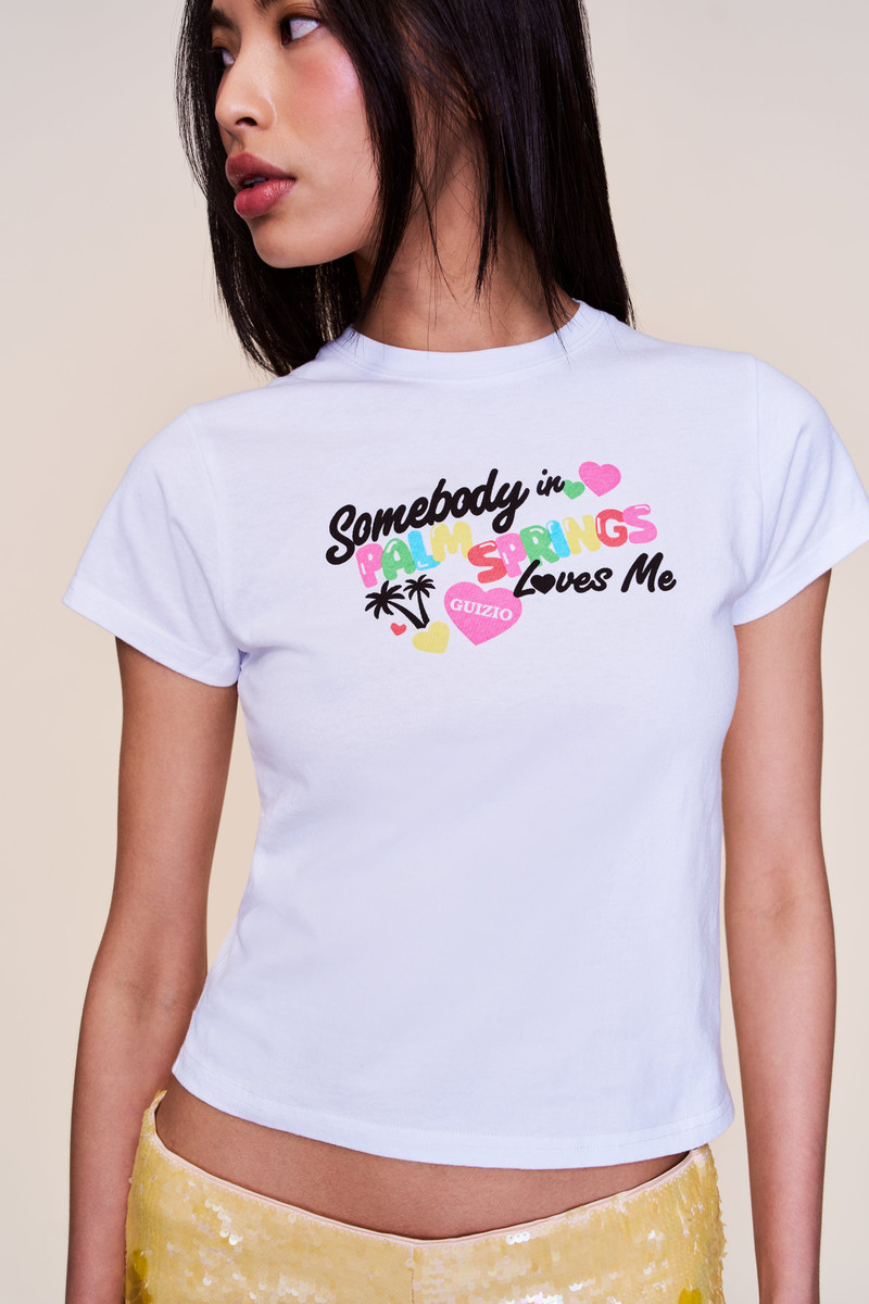 GUIZIO SHRUNKEN TEE PALM SPRINGS outlook