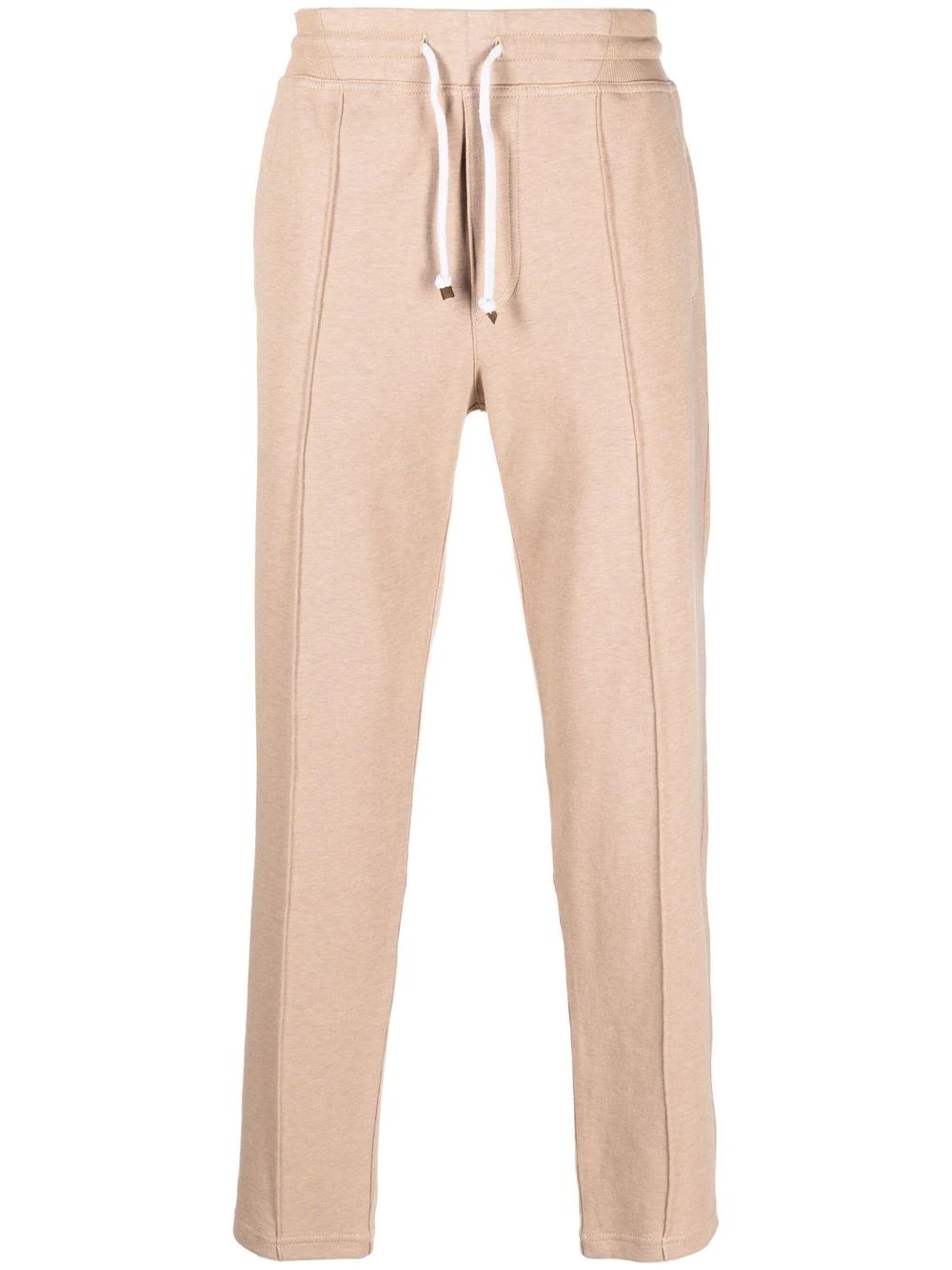 drawstring slim-cut trousers - 1