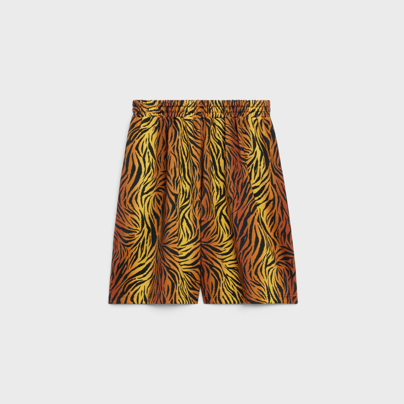 CELINE REVERSIBLE OVERSIZED CELINE SHORTS IN JERSEY outlook