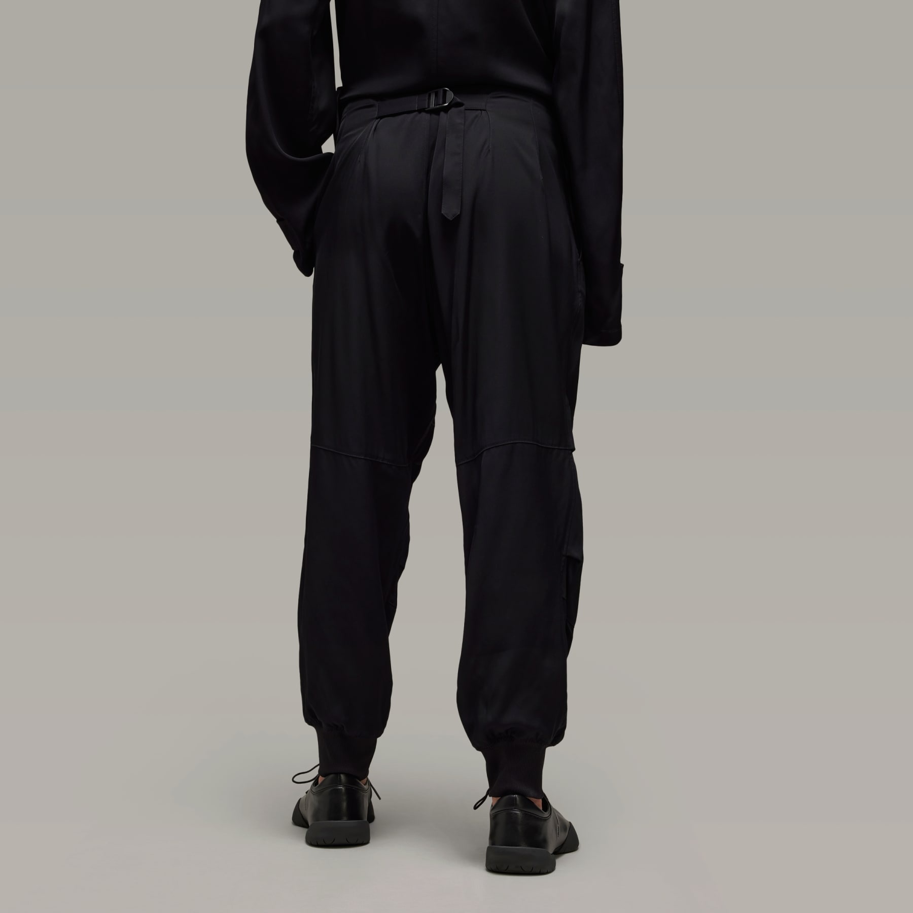 Y-3 Rayon Twill Elasticated Cuff Pants - 3