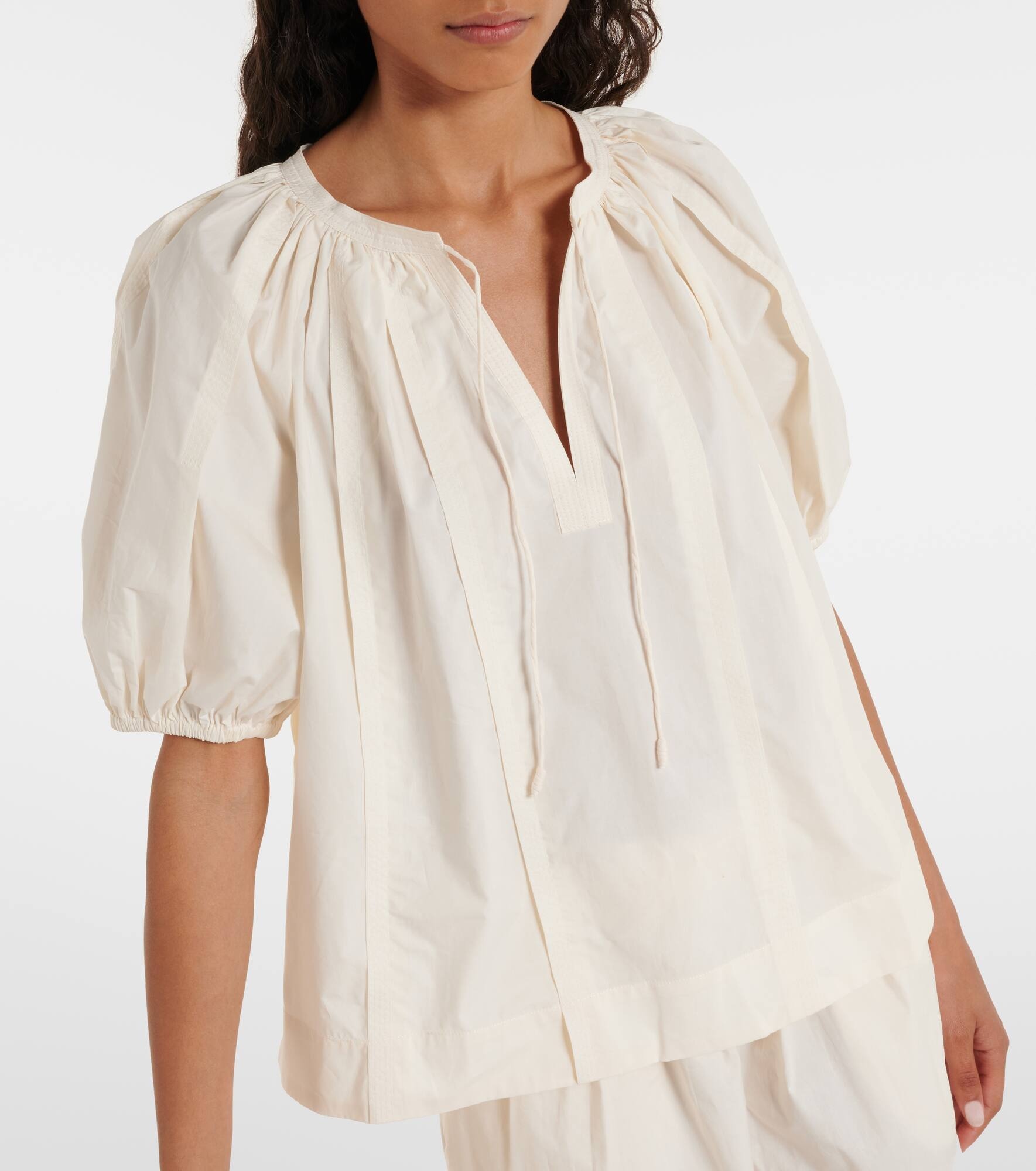 Loli cotton poplin blouse - 5