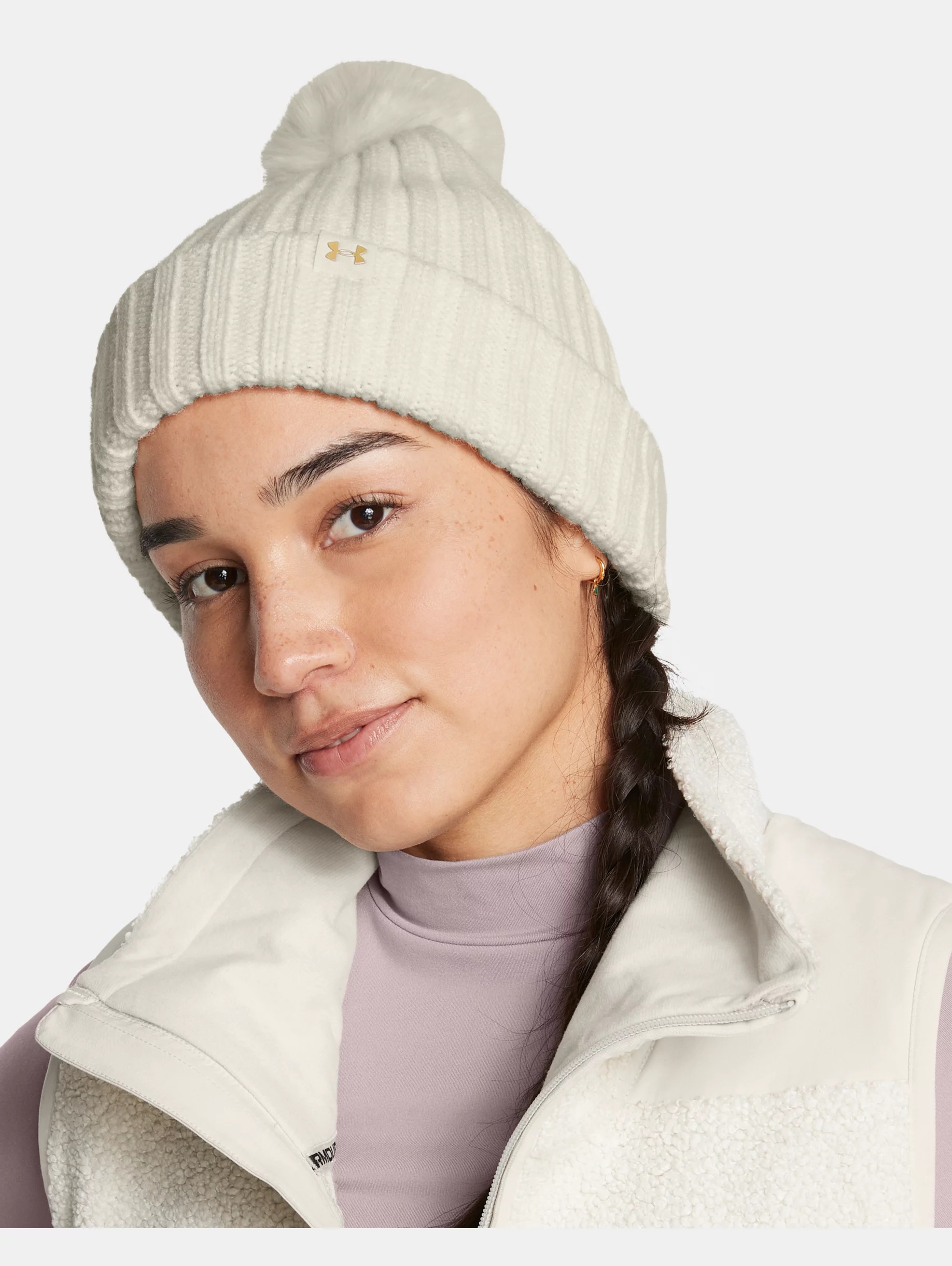 Women's UA Halftime Pom Beanie 2
