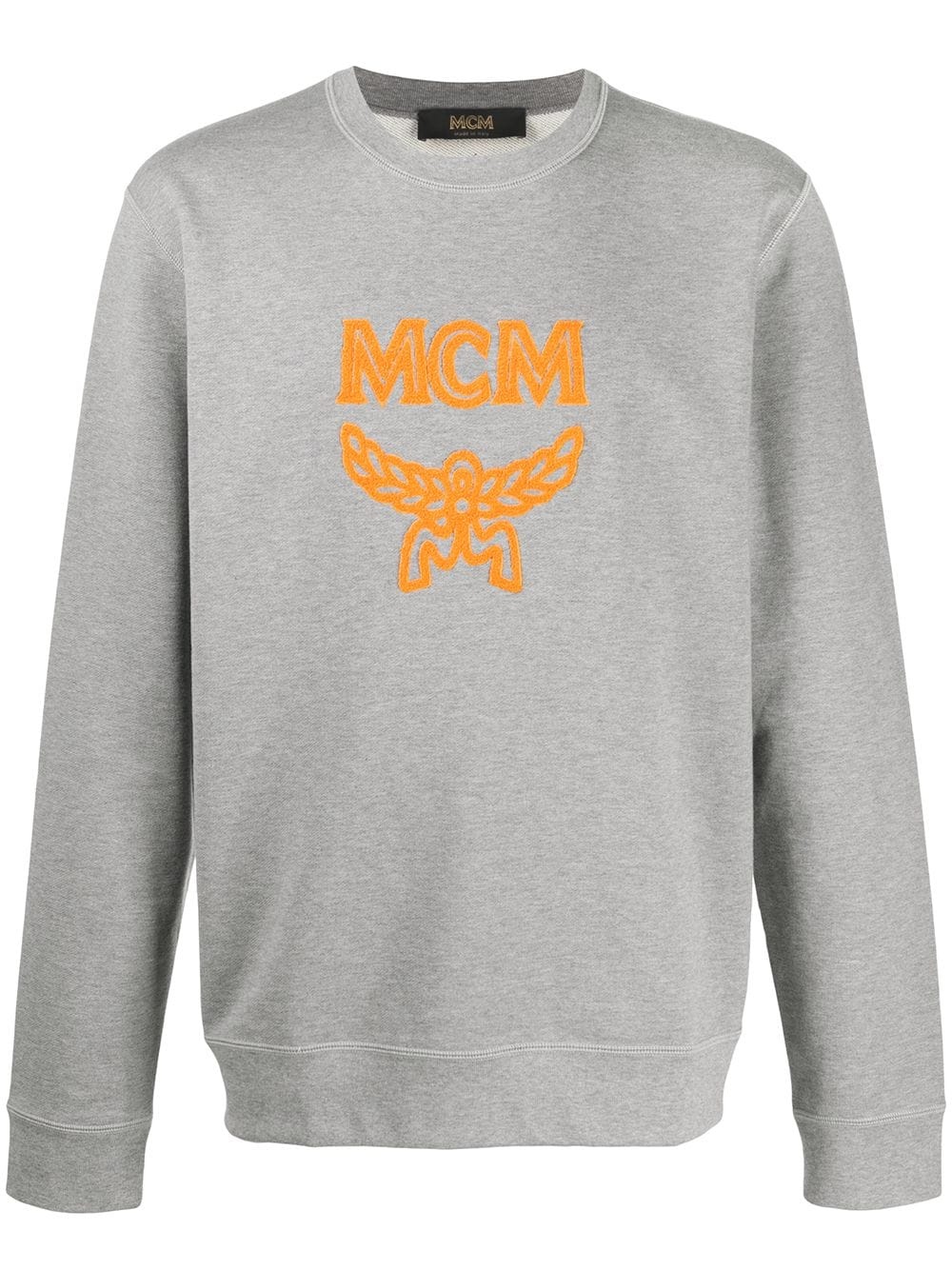 logo print sweatshirt - 1