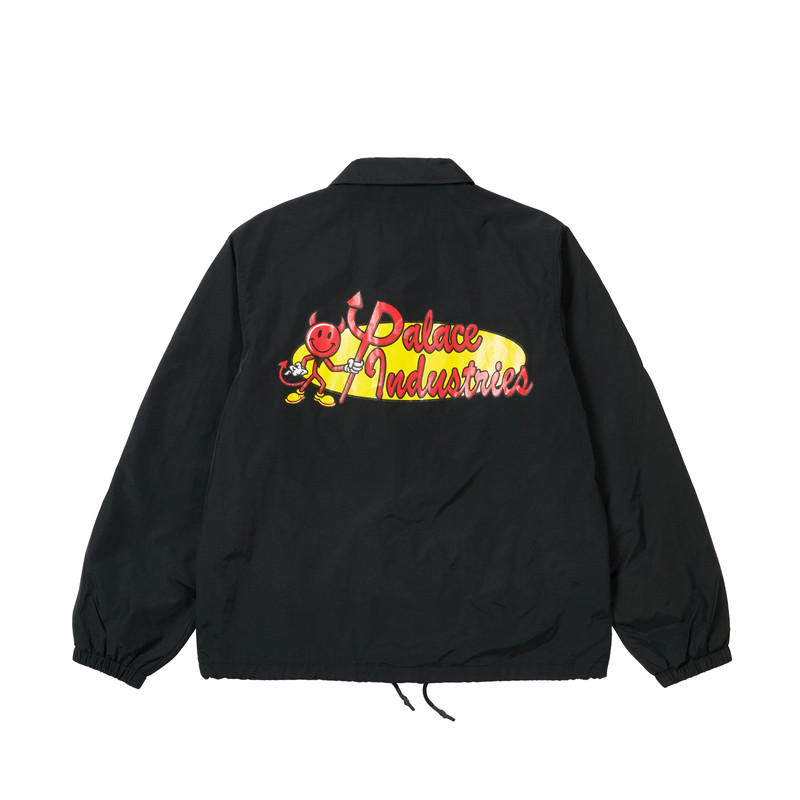 PALACE WORLD INDUSTRIES COACH JACKET BLACK 1